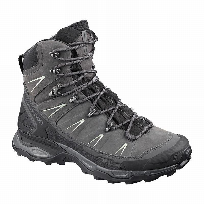 Bottes De Randonnée Salomon Femme Noir / Grise - Salomon X ULTRA TREK GORE-TEX - France (4728-QSPOW)